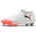 Puma FUTURE 8 ULTIMATE AG Football Boots Women, Shoes, White/Black/Glowing Red, 40
