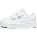 Puma Carina Street Toddlers'Sneakers, Shoes, White/Gold, 26