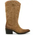 Mtng for woman. 59794 Tanubis brown boots (38), 5 to 8 cm, Zip, Casual