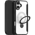 DUX iPhone 16 Skin X Pro magnetisk flip-deksel - svart