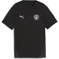 Puma Manchester City Training Jersey Youth, Clothing, Black/Silver, 5-6Y