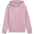 Puma Essentials Script Hoodie Youth, Shop, Poised Pink, 7-8Y
