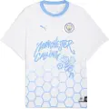 Puma HOOPS x MANCHESTER CITY Basketball Tee Men, Clothing, White, L