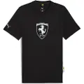 Puma Scuderia Ferrari Sportswear Tonal Shield Tee Men, Motorsport, Black, L