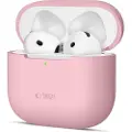 Tech-Protect AirPods 4 Tech-Protect-etui i silikon - støvete rosa