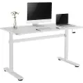 Ergo Office manuelt hæve-/sænkebord, maks. 40 kg, maks. højde 117 cm, med hæve-/sænkebord, ER-401 W
