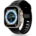 Tech-Protect Apple Watch Series Ultra 3/2/Ultra/11/10/9/8/SE 3/(2022)/7/SE/6/5/4/3/2/1 Tech-Protect IconBand Line Silikonrem - 49mm/46mm/45mm/44mm/42mm - Sort