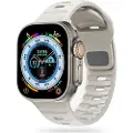 Tech-Protect Apple Watch Series Ultra 3/2/Ultra/11/10/9/8/SE 3/(2022)/7/SE/6/5/4/3/2/1 Tech-Protect IconBand Line silikonrem - 49mm/46mm/45mm/44mm/42mm - Starlight