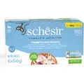 Schesir Agras Pet Foods SCHESIR M-Pack Tunfisk med abbor 6x50g