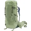 Deuter Aircontact Core 55+10 SL, Innvendig ramme, Topp, Turgåing, Grønn, Unisex, Polyetersulfon (PES)