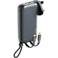 Dudao 2in1 Powerbank 10000mAh med 3 ladekontakter - Grå
