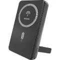 Dudao Powerbank med stativ 10000mAh 20W USB, USB-C og MagSafe - Svart