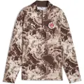Puma FC St. Pauli Pre-match Quarter-Zip Top Youth, Clothing, Espresso Brown/White, 9-10Y