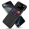 Mtp Products iPhone 17 Pro KSQ Deksel med Kort Lomme - Svart