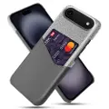 Mtp Products iPhone Air KSQ Deksel med Kort Lomme - Grå