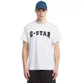 G-Star Felt Logo Kortarmet T-skjorte