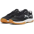 Puma Varion II Handball Shoes, Shoes, Black/Cool Light Gray/Yellow Blaze, 40.5