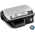 Tefal SuperGrill GC461B34 - Grill - elektrisk - 800 kvadratcentimeter - svart / sølv