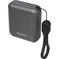 Dudao Powerbank 10000mAh 22,5W USB-C med USB-C-kabel - grå