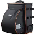 Vevor sveiseryggsekk, 35,6L sveiseryggsekk for verktøy og hjelm, 600D polyester ekstremutstyrspakke med hjelmfangveske, flerbruksutstyrsoppbevaringsveske for sveising, utendørs camping, fjellklatring