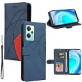 Mtp Products Bi-Color Series OnePlus Nord CE 2 Lite 5G Lommebok-deksel - Blå