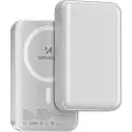 Wozinsky 10000 mAh powerbank med magnetisk lading, USB-C og trådløs hurtiglading på opptil 15 W