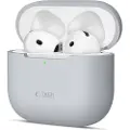 4Kom AirPods 4 silikonetui - Fargestiftgrå