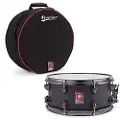 Premier Artist 14" x 6.5" Birch Snare Drum & Soft Case Stealth Black