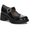 Wonders for woman. E-7103_5505_5792 Leather Shoes Flytres 03 black (40), 3 to 5 cm, Buckle, Casual, Party, Classic
