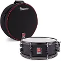 Premier Artist 14" x 5.5" Birch Snare Drum & Soft Case Stealth Black