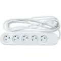 Nordic Power 5-way socket w/dummyhole (D). Strømforsyning (PSU) - ATX - 80 Plus