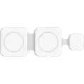 Sinox PRO 3-i-1 trådløs 15W lader. 1m. Hvid