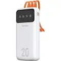Teknikproffset K6Pro+ powerbank 20000mAh 10Watt hvid