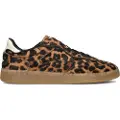 HOFF for woman. 22562012 Brown Alley Leopard Leather Sneakers (42), Flat, Laces, Casual, Animal Print