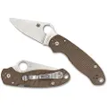 Spyderco Para 3 Cru-Wear, Brown Canvas Micarta