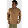HUF Relocation Crewneck Genser brun
