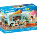 Playmobil Iskrembil Med Surfebutikk Konstruksjonsspill
