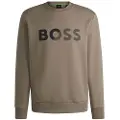 Hugo Boss for man. 50535117 Sweatshirt Salbo brown (L), Casual, Cotton