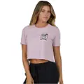 Salty Crew Ocean Spray Crop Kortarmet T-skjorte