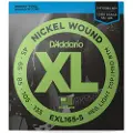 D'Addario EXL165-5 Nickel Wound 5 String Bass Custom Light 45-135 Long Scale