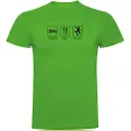 Kruskis Sleep Eat And Play Football Kortarmet T-skjorte
