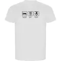 Kruskis Sleep Eat And Play Football Eco Kortarmet T-skjorte