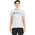 New Balance Graphic Heathertech Kortarmet T-skjorte