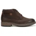 Fluchos for man. F1593 Leather ankle boots F1593 Dark brown (46), 1 to 3 cm, Laces, Casual