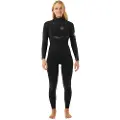 Rip Curl E Bomb 4/3 Mm Gb Stmr Dame Våtdrakt I Neopren Med Glidelås I Brystet Og Lange Ermer