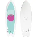 Album Surfboard Album Soft Top Presto Seafoam Drops 5´7´´ Surfebrett