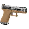 WE G-force 18c Sv Silver Barrel Metal Version Gbb Airsoft-pistol