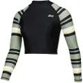 Mystic Jayde Crop Vest Rashguard Med Lange Ermer Til Dame
