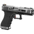 WE G-force 18c Sv Silver Barrel Metal Version Gbb Airsoft-pistol