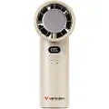 Verbatim Cool ''n'' Go Ice Touch, Sølv, Hvit, 1 vifte(r), Håndholdt vifte, 1 stk, 8 W, Litium-Ion (Li-Ion)
